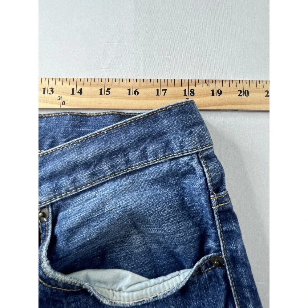 AEROPOSTALE Bowery Slim Straight‎ Denim Jeans Mens Size 36x30 Distressed